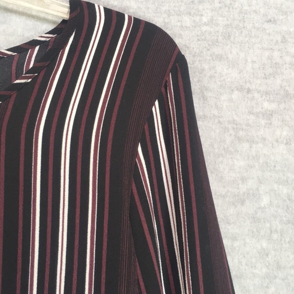 APT 9 Renascence Festival Comfy Extra Long Line Stretch Slimming Vertical Stripe - Picture 7 of 15